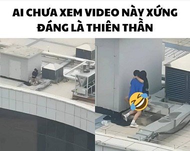 Trên sân thượng, họ chịch nhau